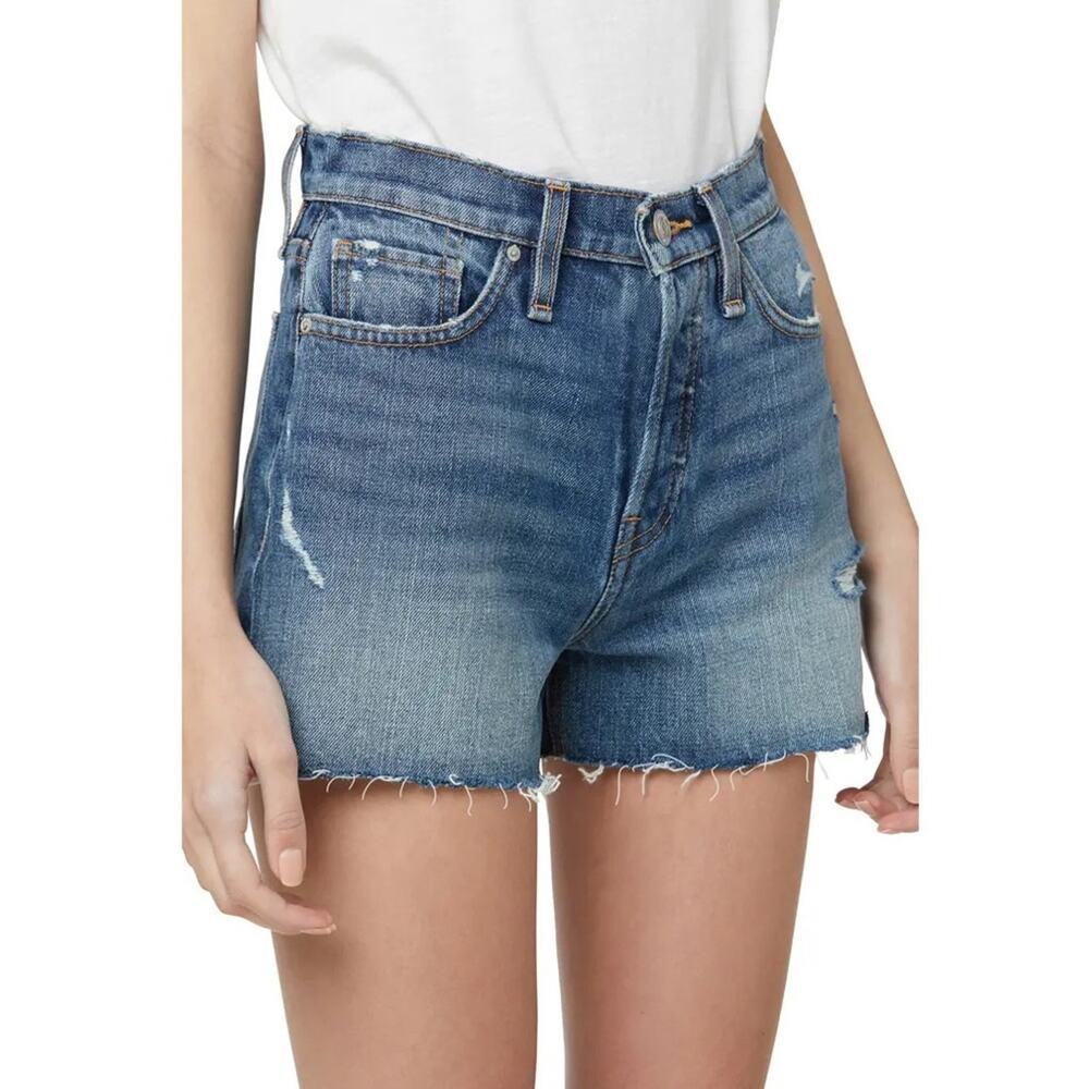 Hudson Lori High Waist Denim Shorts Nwot $125
